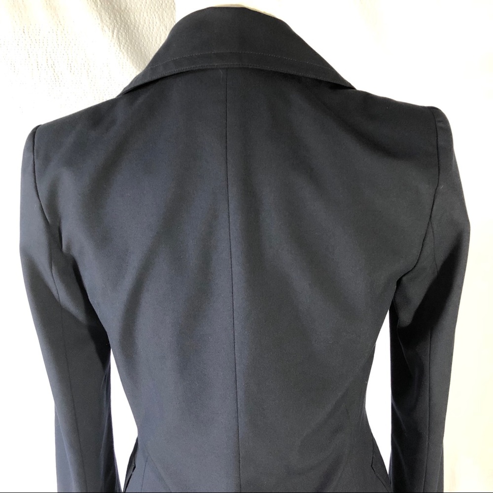 The Limited Navy Blue Stretch Fitted Blazer - Picture 6 of 8